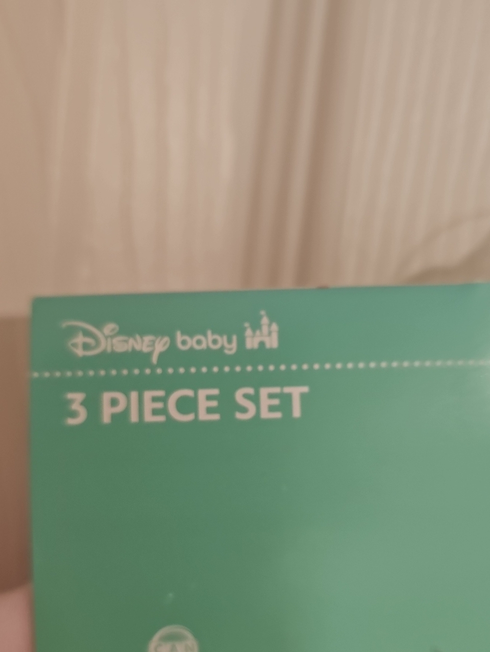 Disney Princess Baby Girl 6/9 Months 3pc Set Bodysuit, Pant, Bib Pink New - Picture 8 of 10